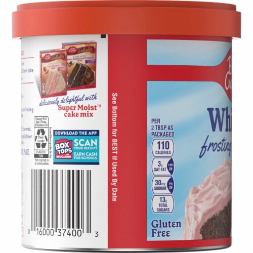 Betty Crocker™ Gluten Free Whipped Strawberry Mist Frosting Perspective: top