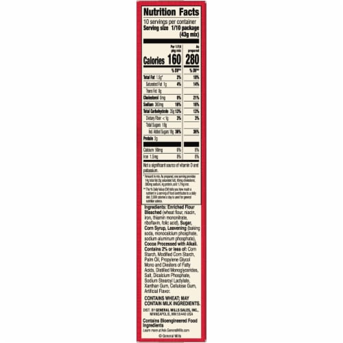 Betty Crocker™ Delights Super Moist™ German Chocolate Cake Mix Perspective: top