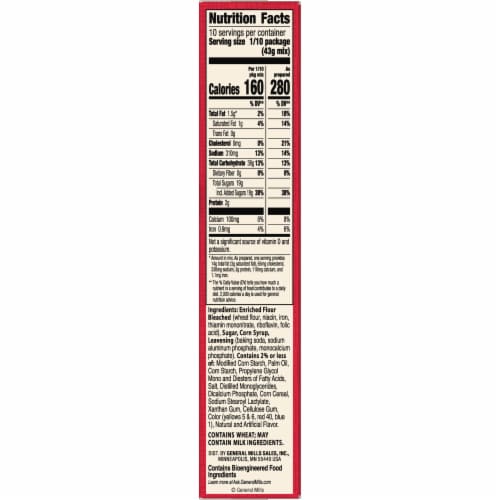 Betty Crocker™ Super Moist™ Party Rainbow Chip Cake Mix Perspective: top