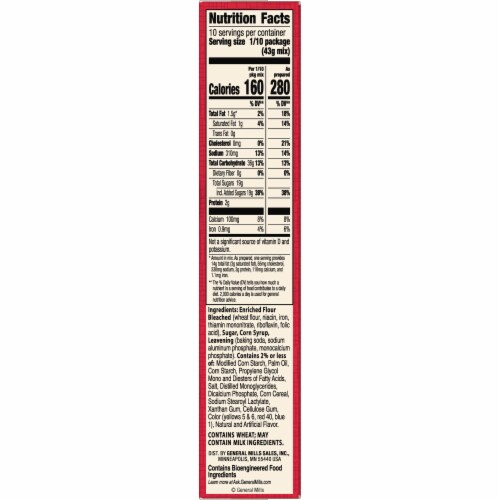 Betty Crocker™ Super Moist™ Party Rainbow Chip Cake Mix Perspective: top