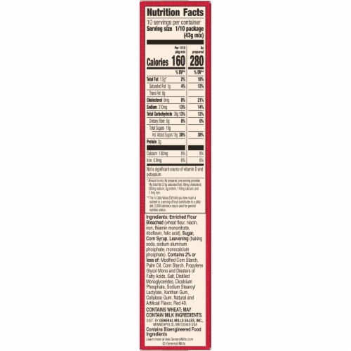 Betty Crocker™ Super Moist™ Strawberry Cake Mix Perspective: top