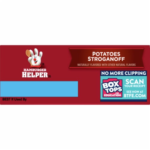 Hamburger Helper Potatoes Stroganoff Perspective: top