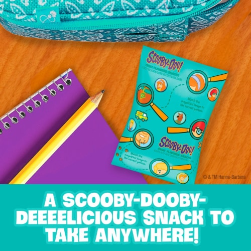 Scooby Doo Gluten Free - Fruit Flavored Snacks Gummy Treat Pouches Kids School and Pantry Snacks Perspective: top