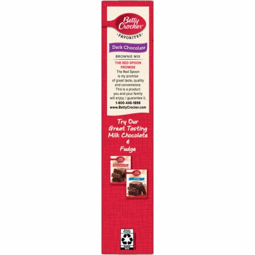 Betty Crocker™ Favorites Dark Chocolate Brownie Mix Perspective: top