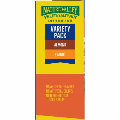 Nature Valley Granola Bars Sweet and Salty Nut Variety Pack Perspective: top