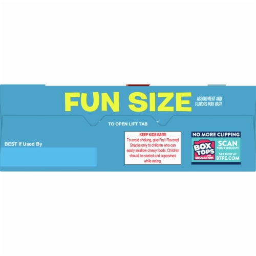 Fruit Roll Ups Fruit by the Foot Gushers Mini Snacks Variety Pack Perspective: top