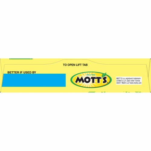 Mott's Strawberry Splash Fruity Rolls Fruit Flavored Snacks Perspective: top