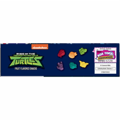 Betty Crocker Teenage Mutant Ninja Turtles Fruit Flavored Snacks Perspective: top