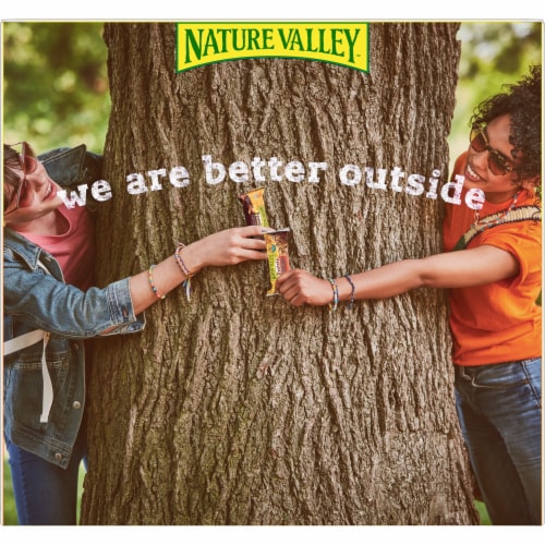 Nature Valley Protein Peanut Almond & Dark Chocolate Chewy Bars Perspective: top
