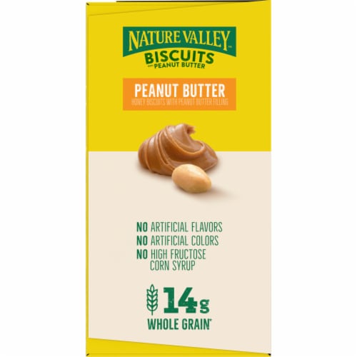 Nature Valley Peanut Butter Biscuit Sandwiches Perspective: top