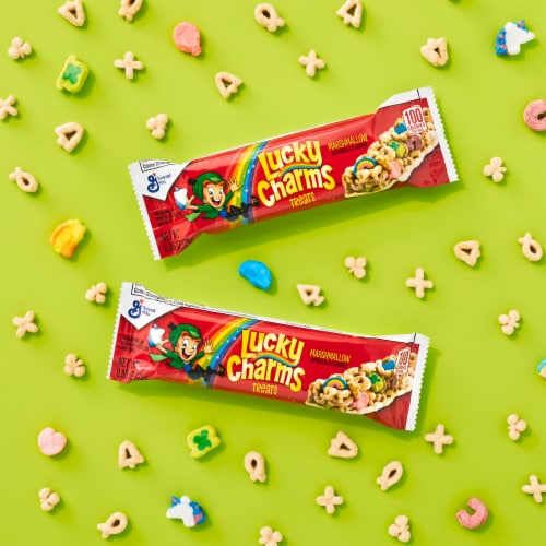 General Mills Lucky Charms Cereal Bars Perspective: top