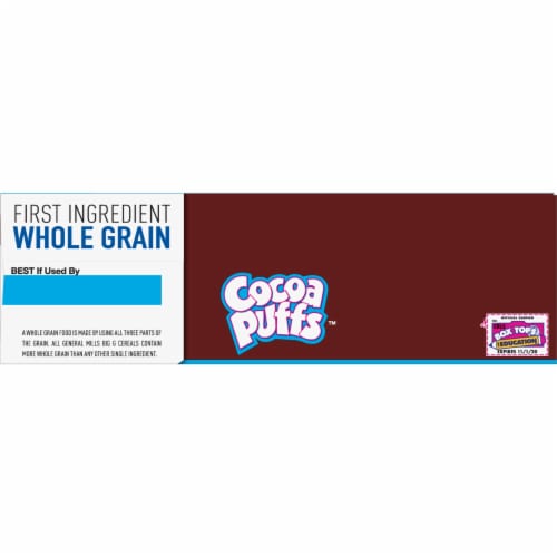Cocoa Puffs Cereal Giant Size Perspective: top