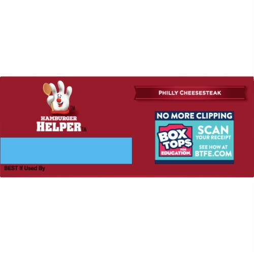 Hamburger Helper Philly Cheesesteak Mix Perspective: top