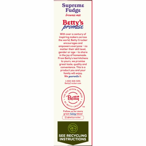 Betty Crocker™ Delights Supreme Fudge Brownie Mix Perspective: top