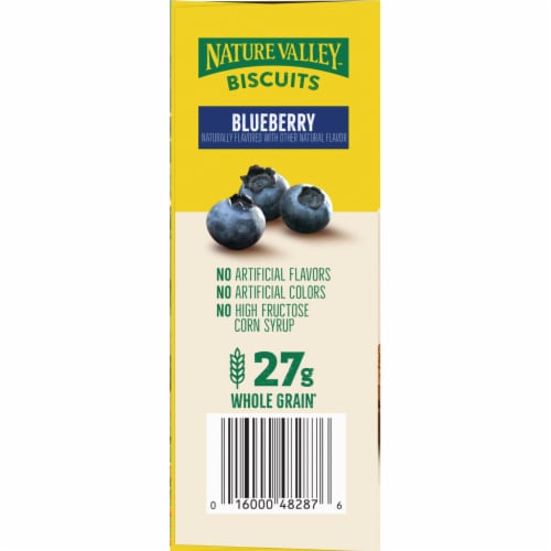 Nature Valley Crispy Blueberry Breakfast Biscuits Perspective: top