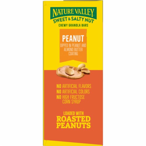 Nature Valley Sweet & Salty Nut Peanut Granola bars Perspective: top