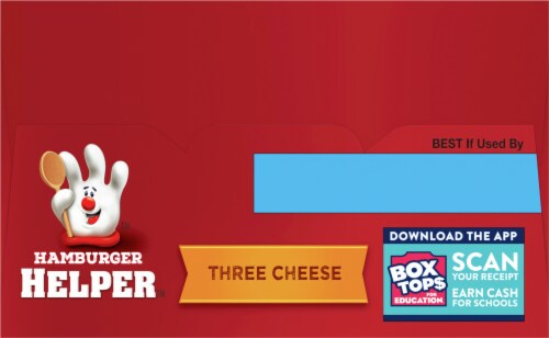 Hamburger Helper Three Cheese Pasta & Sauce Mix Twin Pack Perspective: top
