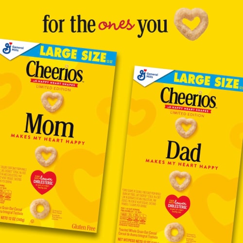 General Mills Cheerios Large Size Cereal Perspective: top