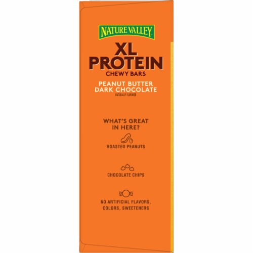 Nature Valley Peanut Butter Dark Chocolate XL Protein Granola Bars Perspective: top