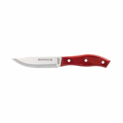 Tramontina Porterhouse Pointed Tip Steak Knife Set Perspective: top