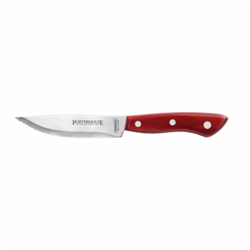 Tramontina Porterhouse Pointed Tip Steak Knife Set Perspective: top