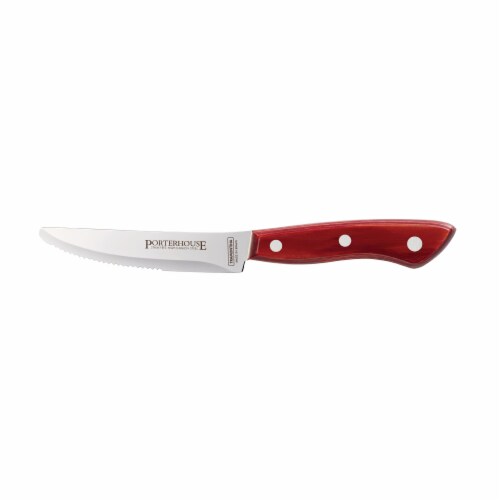 Tramontina Porterhouse Rounded Tip Steak Knife Set Perspective: top