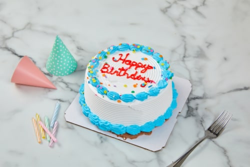 Carvel® Round Happy Birthday Celebration Ice Cream Cake Perspective: top