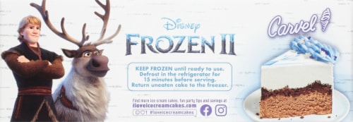 Carvel® Disney Frozen 2 Vanilla & Chocolate Ice Cream Cake Perspective: top