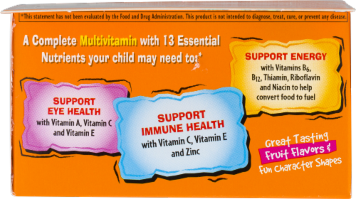 Flintstones™ Chewable Kids Vitamin Plus Immunity Support with Vitamins A C E & Zinc Perspective: top