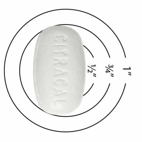 Citracal® Calcium Citrate + D3 + Magnesium & Minerals Calcium Caplets Perspective: top