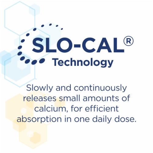 Citracal® +D3 Slo-Cal® Technology Calcium Supplement 1200mg Coated Caplets Perspective: top