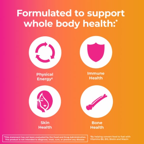 One A Day® Teen Gummies for Her Vitacrave Multivitamin Gummies Perspective: top
