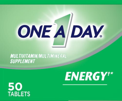 One A Day® Energy Multivitamin Tablets Perspective: top