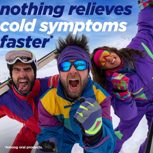 Alka-Seltzer Plus® Orange Zest Severe Cold Medicine PowerFast Fizz™ Effervescent Tablets 20 ct Perspective: top