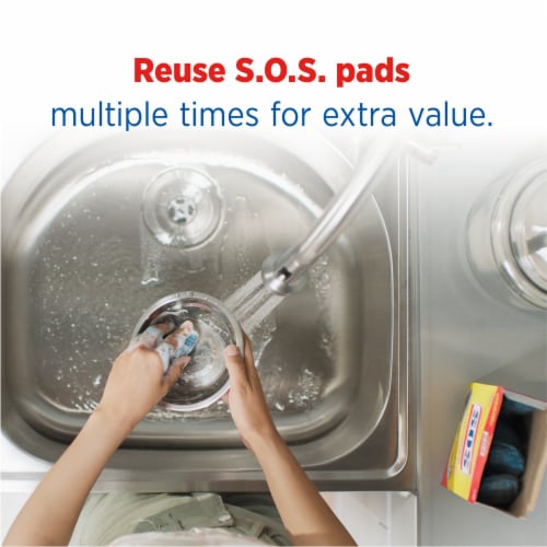 S.O.S Steel Wool Soap Pads Perspective: top