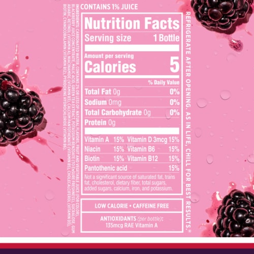 Sparkling Ice Black Raspberry Sparkling Water Perspective: top