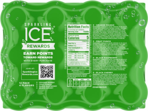 Sparkling Ice® Flavored Sparkling Water Variety Pack Perspective: top