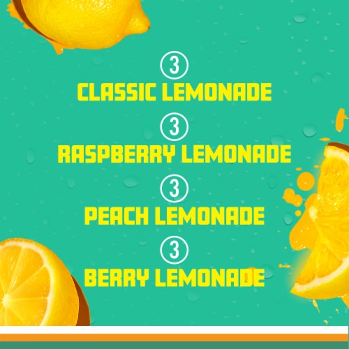 Sparkling Ice Lemonade Variety Pack Perspective: top