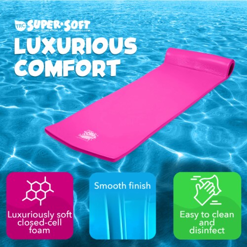 TRC Recreation Splash 1.25 Thick Foam Swimming Pool Float Mat, Flamingo  Pink, 1 Piece - Pay Less Super Markets