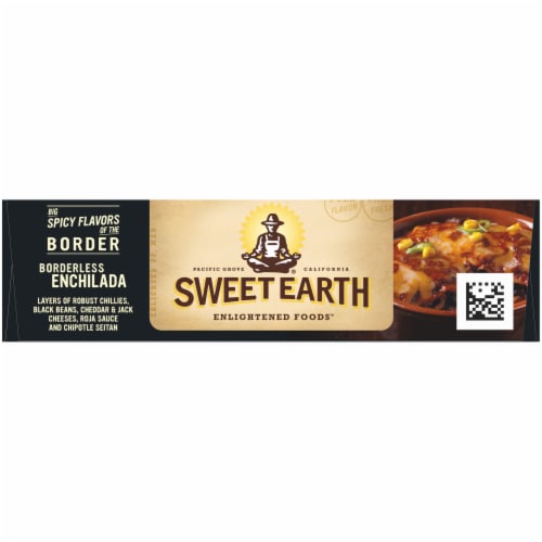 Sweet Earth Vegan Borderless Enchilada Frozen Meal Perspective: top