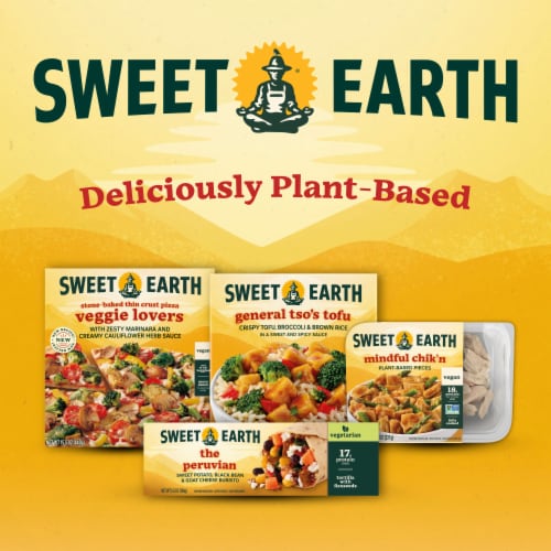Sweet Earth Vegetarian The Peruvian Burrito Perspective: top