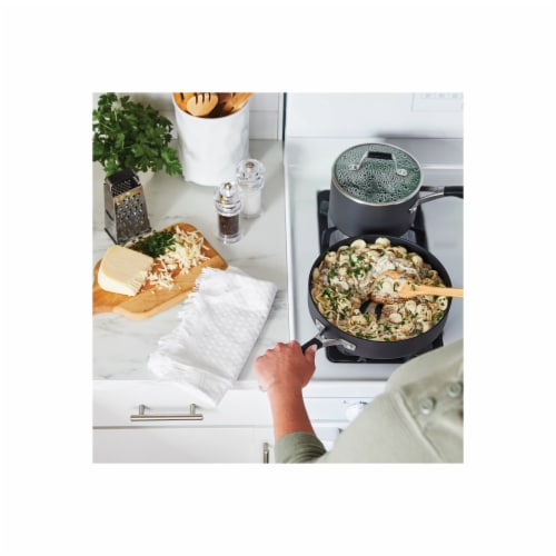 Calphalon Select Hard-Anodized Nonstick Cookware Set Perspective: top