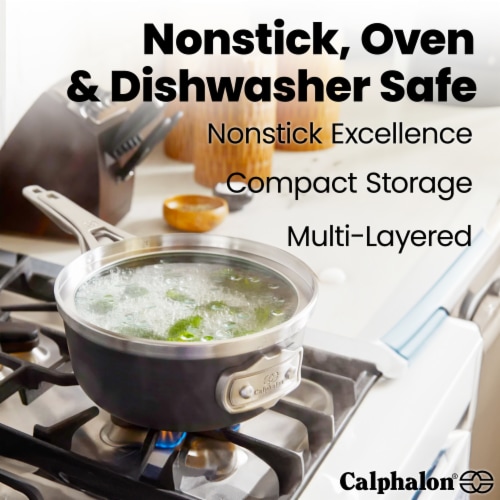 Calphalon Premier Non-Stick MineralShield 12-Piece Space-Saving