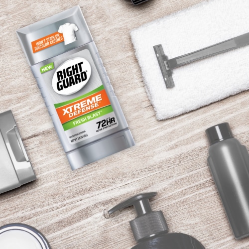 Right Guard® Xtreme Defense Fresh Blast Deodorant Stick Perspective: top
