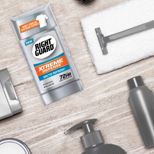 Right Guard® Xtreme Defense 5 Arctic Refresh Antiperspirant Stick Perspective: top