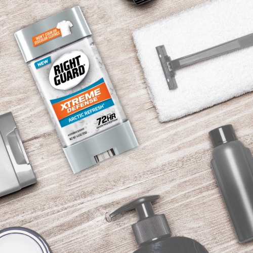 Right Guard® Xtreme Defense Arctic Refresh Gel Antiperspirant Twin Pack Perspective: top