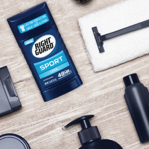 Right Guard Sport Cool Antiperspirant Deodorant Stick Perspective: top