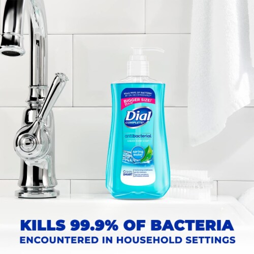 Dial® Antibacterial Defense™ Spring Water® + Aloe Liquid Hand Soap Perspective: top