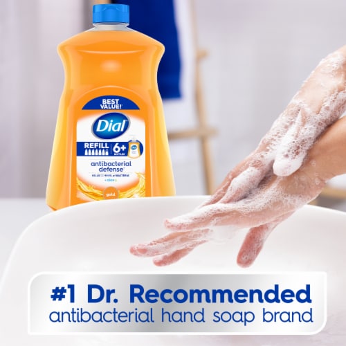 Dial Complete® Antibacterial Liquid Hand Soap - Gold Perspective: top