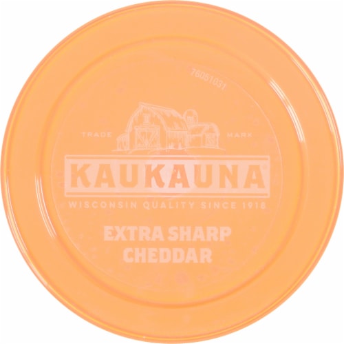 Kaukauna Extra Sharp Cheddar Spreadable Cheese Perspective: top